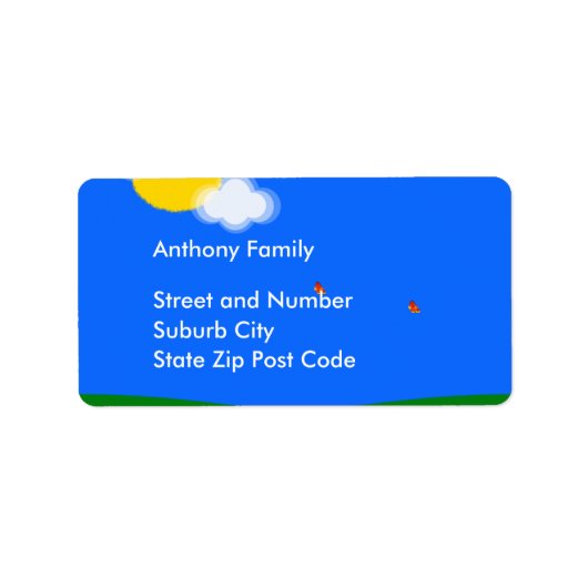 Label Sunny Day (Voorkant)