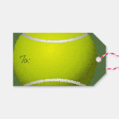 Label Tennis Ball Design Gift Cadeaulabel (Voorkant (Horizontaal))