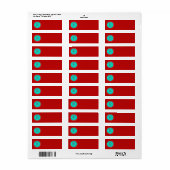 Label Terugkeeradres van beha. (Full Sheet)