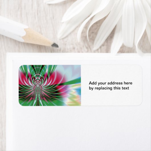 Label terugzendadres Butterfly (Insitu)