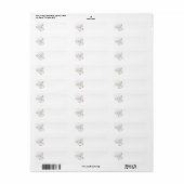 Label terugzendadres Butterfly (Full Sheet)