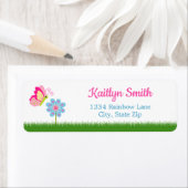 Label terugzendadres Butterfly (Insitu)