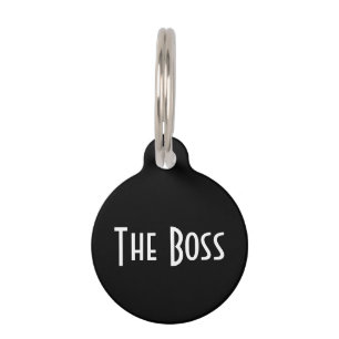 label "The Boss" Huisdierpenning