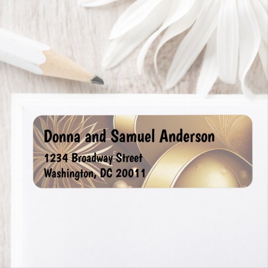 Label to Holiday Letter w Foto - Gouden Momenten (Insitu)