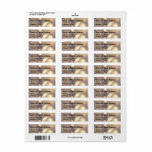 Label to Holiday Letter w Foto - Gouden Momenten (Full Sheet)