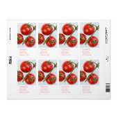 Label tomatengezichts masker (Full Sheet)