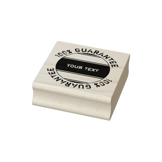  label + uw gekromde en vaste tekst of teken rubberstempel (Stempel)