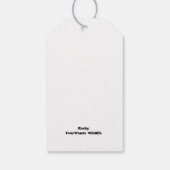 Label uw geschenken met Rocky Cadeaulabel (Achterkant)