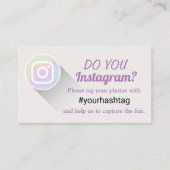 Label uw installagram foto's Hashtag Holographic (Voorkant)