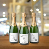 Label uw ontwerp of foto uploaden sparkling wijnetiket