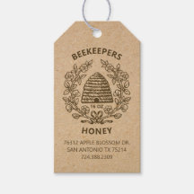 Label van  bijenbijenkast