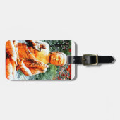 label van boeddha bagagelabel (Voorkant horizontaal)