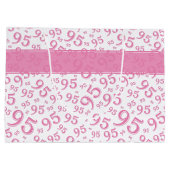 Label van cadeau 95 Willekeurig nummer roze Groot Cadeauzakje (Achterkant)