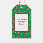  Label van Candy Cane Wine Gift Cadeaulabel (Achterkant)