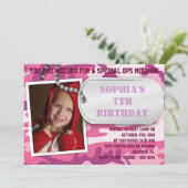 Label van de Dog van het Leger - Aansporing van de Kaart (Staand voorkant)