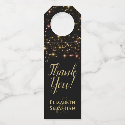 Label van de druppelaar Wijnflesje (Voorkant)