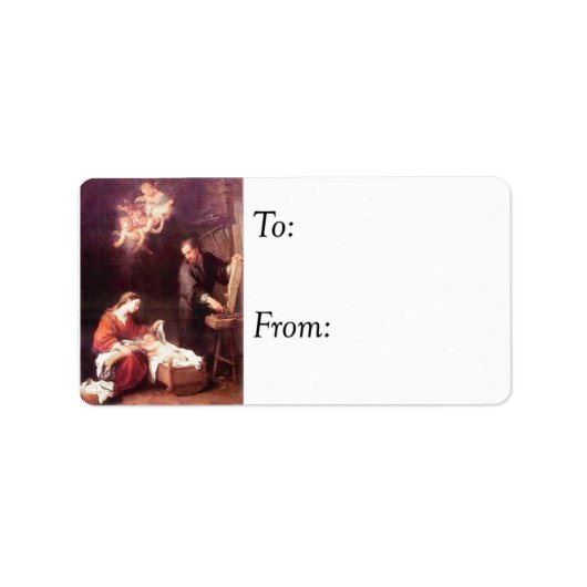  Label van de Heilige Gezin (Voorkant)