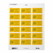 Label van de Natuur - GEMAAKT MET LIEFDE - BLAD 1 (Full Sheet)