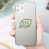 Label van de Natuur - GEMAAKT MET LIEFDE - BLAD 1 (Telefoon)