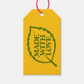 Label van de Natuur - GEMAAKT MET LIEFDE - BLAD 1 Cadeaulabel (Voorkant)