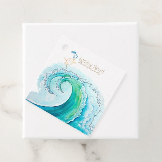 Label van de prijs van door de schildpad geïnspire (In situ)