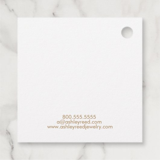 Label van de prijs van door de schildpad geïnspire (Achterkant)