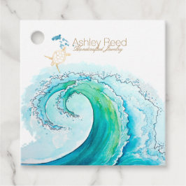 Label van de prijs van door de schildpad geïnspire