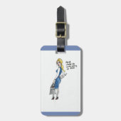Label van de stuurcabine bagagelabel (Voorkant verticaal)