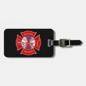 Label van de Vuurwerker van de vrijwilliger (voeg  Bagagelabel (Voorkant horizontaal)