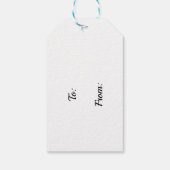 Label van de Waterverf van de waterlievelmeer Cadeaulabel (Achterkant)