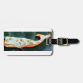 label van gekweekte walvis bagagelabel (Voorkant horizontaal)