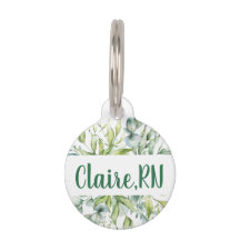 Label van Green Foliage Stethoscope ID