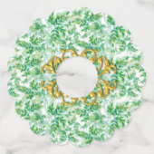 Label van groene olievlekken (Voorkant)