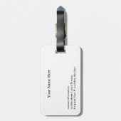 Label van Italië Bag Bagagelabel (Achterkant verticaal)