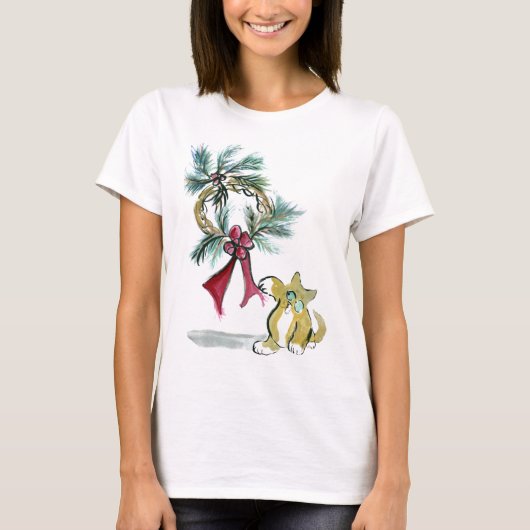 label van kitten t-shirt (Voorkant)