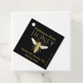 Label van koninginnenhoninggoud  bijenetiket (In situ)