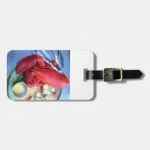 label van kreeftenliefhebber bagagelabel (Voorkant horizontaal)