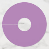 Label van lavendel Floral (Achterkant)