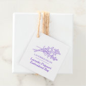 Label van lavendel potpourri (In situ)