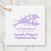Label van lavendel potpourri (Voorkant)