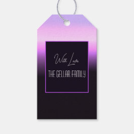 Label van Lavender Sunset Gift Cadeaulabel