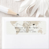 label van retour-Baby shower van de reis (Insitu)