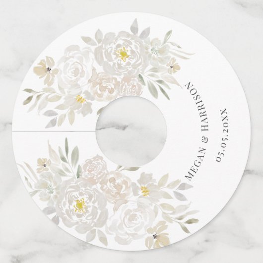 Label van witte Waterverf (Voorkant)