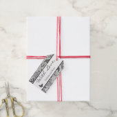 Label VERPLICHTEN MET VERLIESDE ANTIEK LACE VAN DE Cadeaulabel (Met Touw)