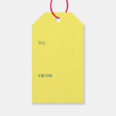 Label VERPLICHTEN OM HET EVEN WELKE OPENBARE BUTTE Cadeaulabel (Achterkant)