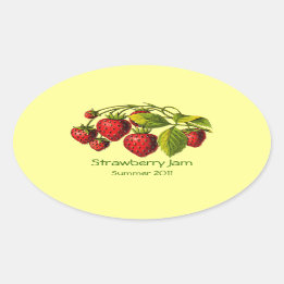 Label verse aardbeienjam