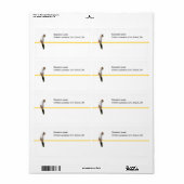 Label - verzending - Watch Cat (Full Sheet)