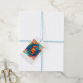 Label viscadeau cadeaulabel (Met Touw)