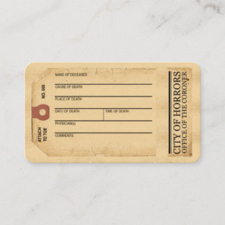 Label visitekaartje
