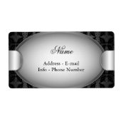 Label vlinder Abstracte stof (Voorkant)